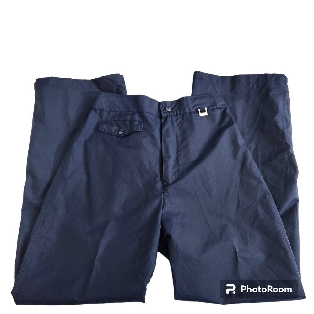 Mount Cervin LTD Women's Navy Blue Unlined Nylon Ski Pants  XL